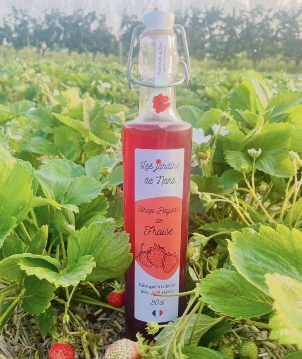 Sirop de fraise artisanal