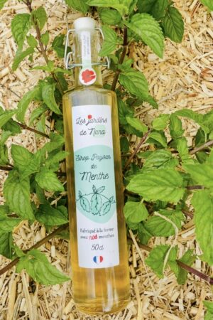 Sirop de menthe artisanal
