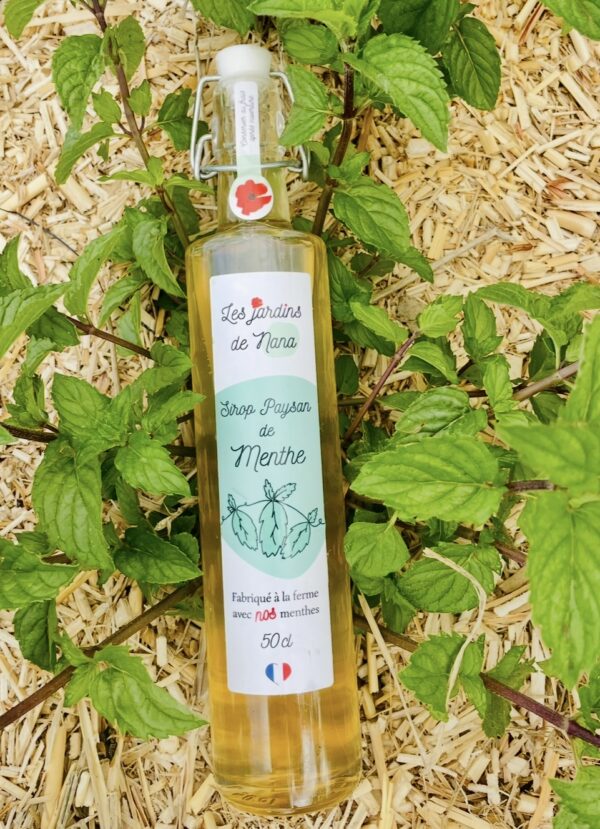 Sirop de menthe artisanal