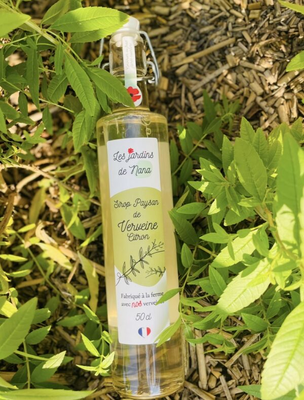 Sirop de verveine citron artisanal