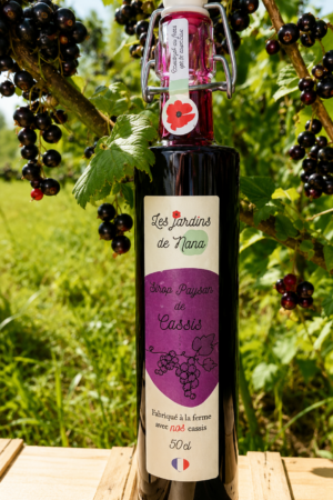 Sirop de cassis artisanal