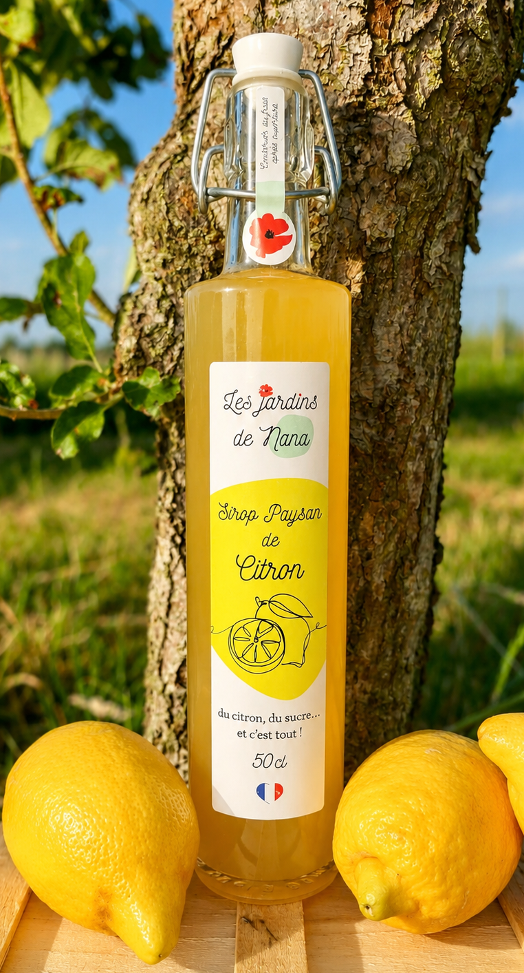 Sirop de citron artisanal