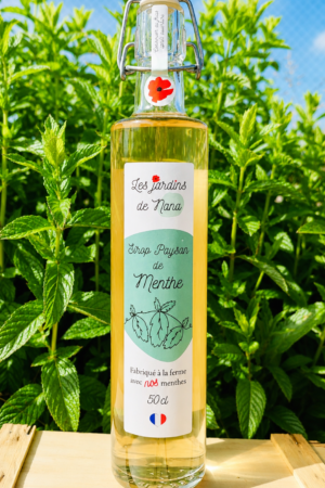 Sirop de menthe artisanal