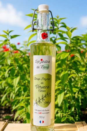 Sirop de verveine citron artisanal