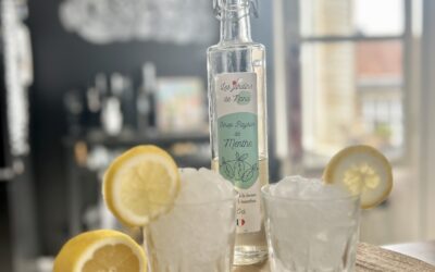 Granité à la menthe