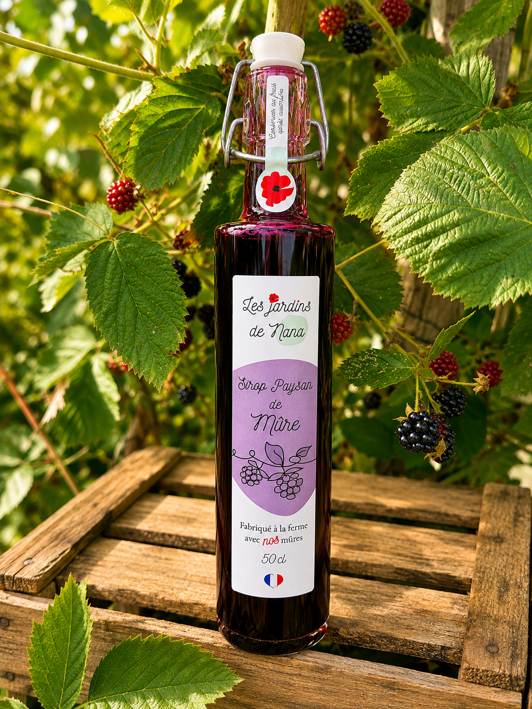 Sirop de mûre artisanal