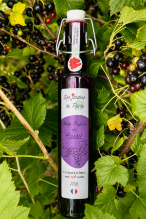 Sirop de cassis artisanal