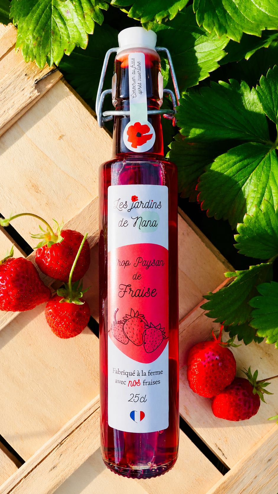 Sirop de fraise artisanal