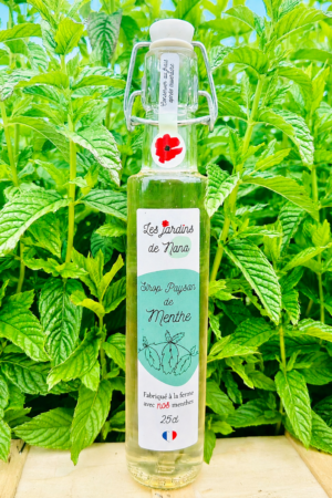 Sirop de menthe artisanal