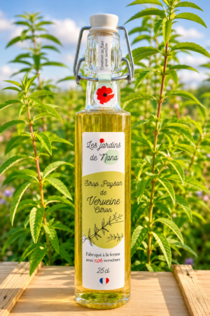 Sirop de verveine citron artisanal